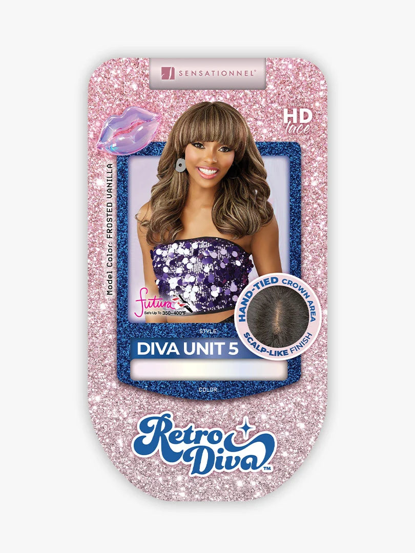 Sensationnel Retro Diva HD Transparent Lace Part Wig RETRO DIVA UNIT 5