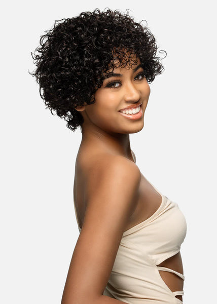 Vivica A Fox Imperial 100% Human Hair Full Wig GARNET