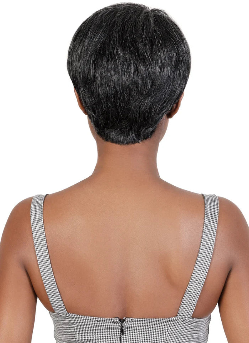 Silver Collection by Motown Tress 100% Human Hair Full Wig SVH.JUJU