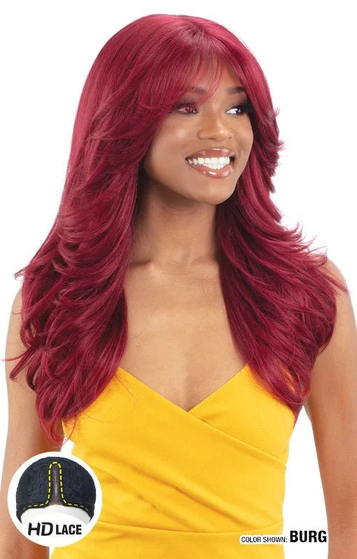 Freetress Equal Curtain Bang HD Lace Part Wig MAVEN