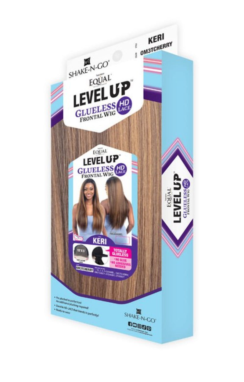 Shake N Go Equal Level Up Synthetic Hair Glueless 13X5 HD Lace Front Wig KERI