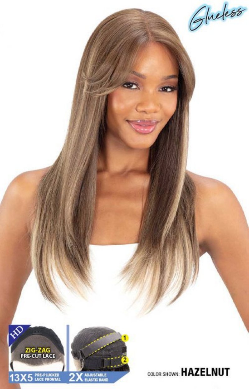 Shake N Go Masterclass Glueless 13x5 Pre-Plucked HD Lace Front Wig MAJESTIC