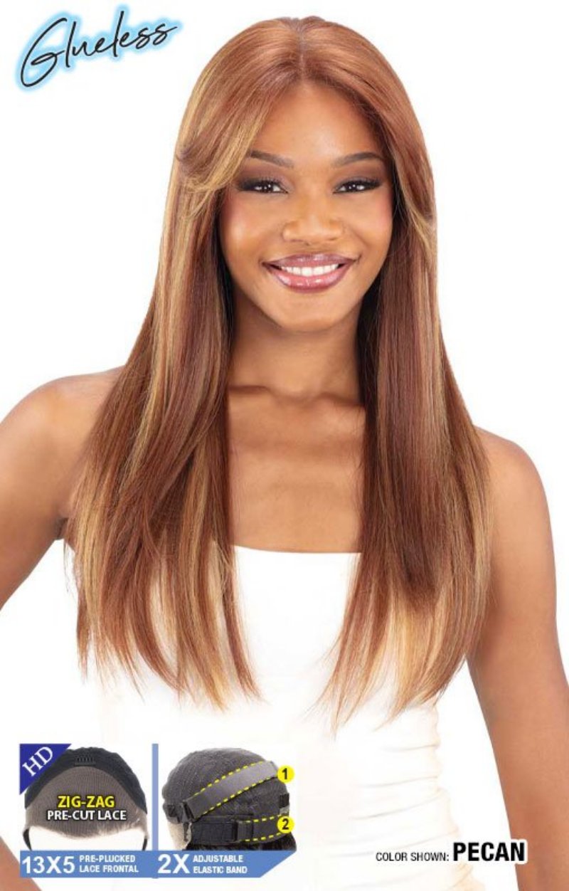 Shake N Go Masterclass Glueless 13x5 Pre-Plucked HD Lace Front Wig MAJESTIC