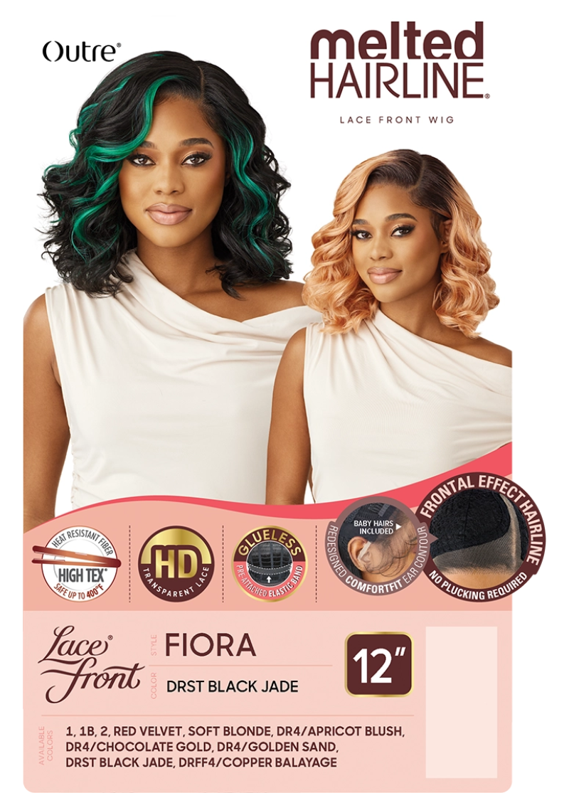 Outre Melted Hairline Glueless HD Deep Lace Side Part Front Wig FIORA