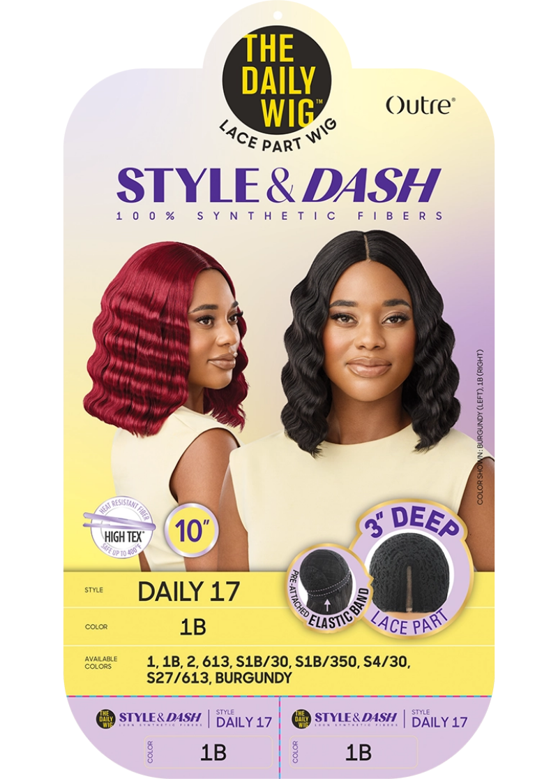 Outre The Daily Wig Style & Dash 3" Deep Lace Part Wig DAILY 17