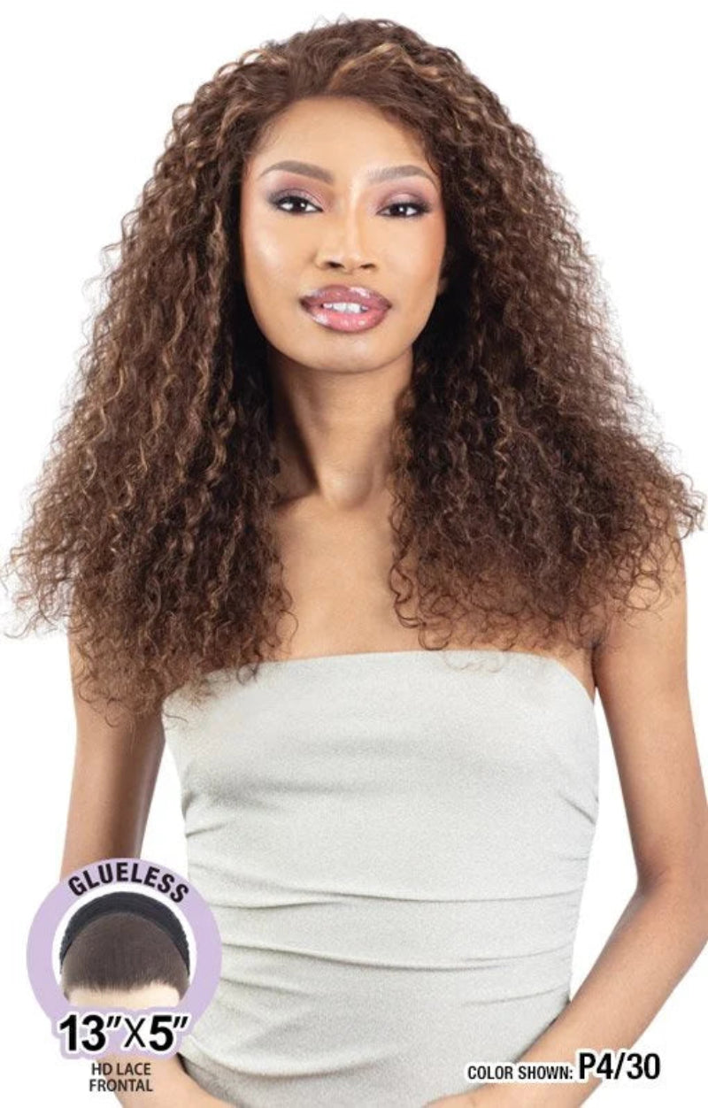 Shake N Go Glossy 100% Virgin Remy Hair Glueless 13x5 HD Lace Frontal Wig WATER 22"