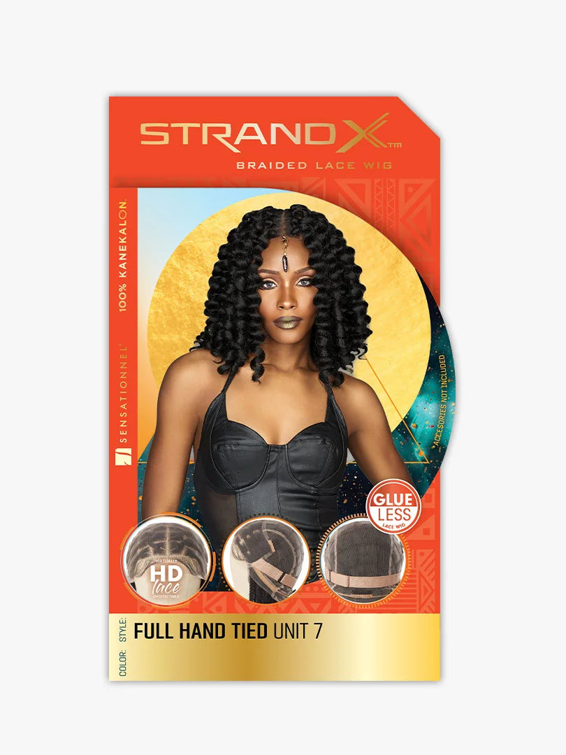 Sensationnel StrandX Glueless HD Transparent Lace Wig FULL HAND-TIED UNIT 7
