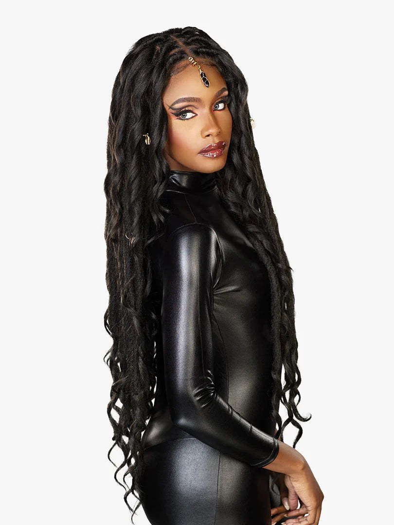 Sensationnel Strand X Glueless HD Full Lace Hand-Tied Braided Wig UNIT 3