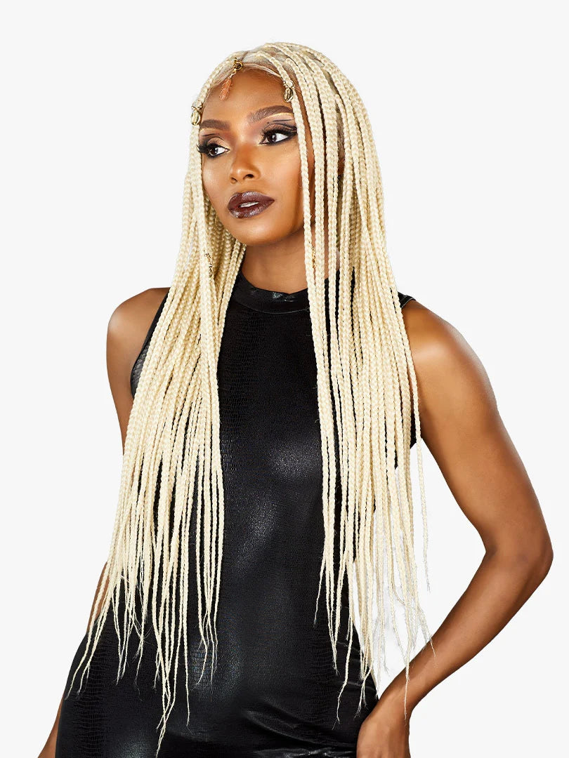 Sensationnel Strand X Glueless HD Full Lace Hand-Tied Braided Wig UNIT 5