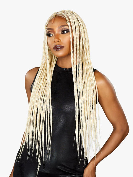 Sensationnel Strand X Glueless HD Full Lace Hand-Tied Braided Wig UNIT 5