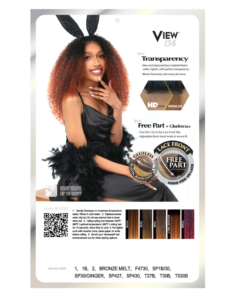 Vanessa View 134 Glueless HD 13x4 Lace Frontal Wig AMALA