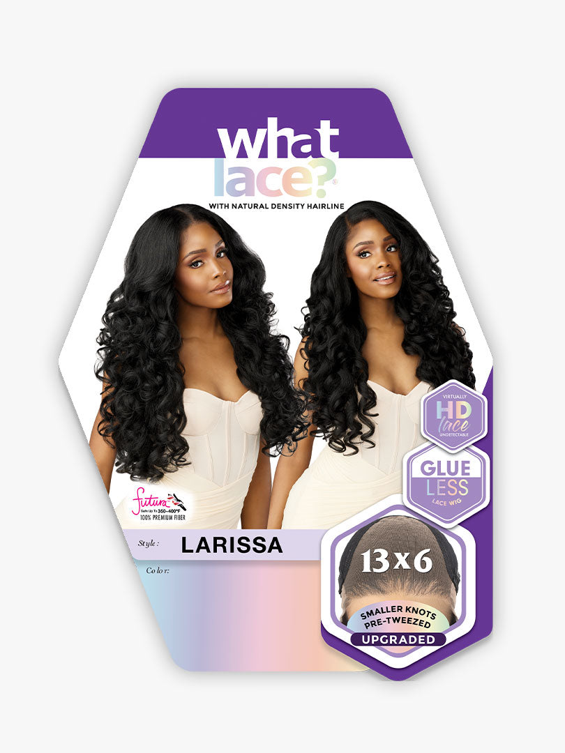 Sensationnel What Lace Glueless 13x6 HD Lace Frontal Wig LARISSA