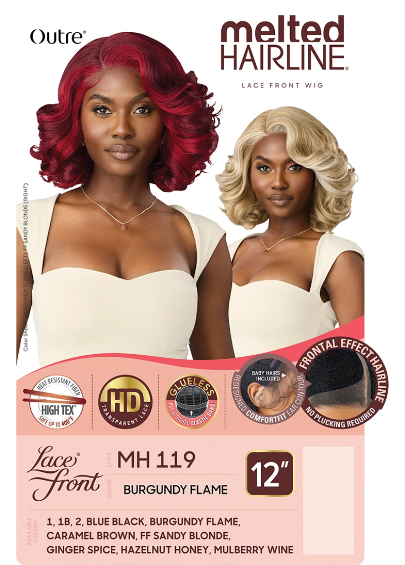 Outre Melted Hairline Glueless HD Lace Front Wig MH 119