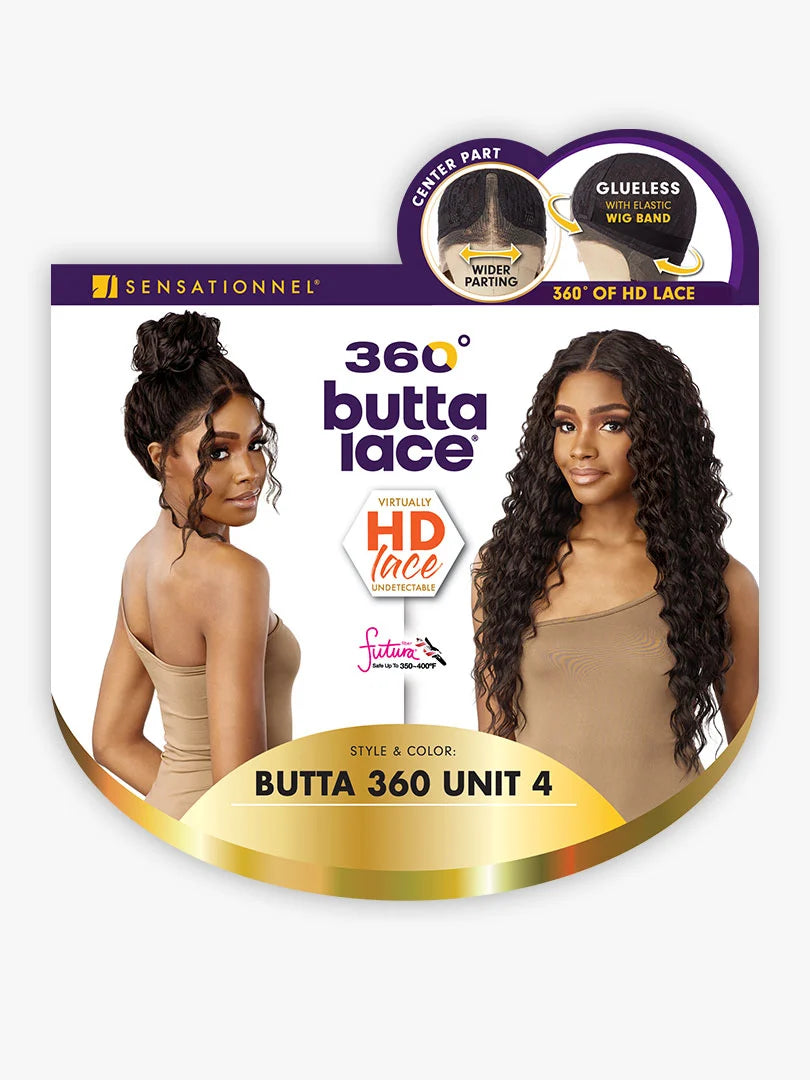 Sensationnel 360 Butta Lace Glueless Synthetic Hand-Tied HD Lace Front Wig UNIT 4