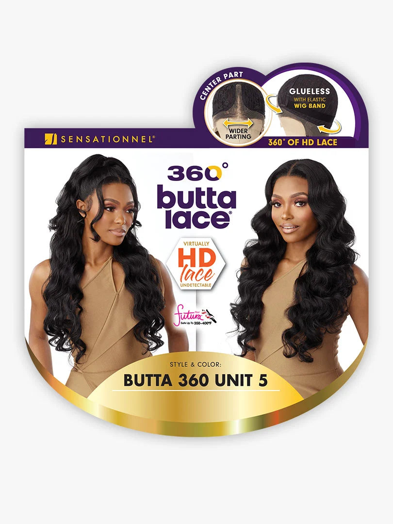 Sensationnel 360 Butta Lace Glueless Synthetic Hand-Tied HD Lace Front Wig UNIT 5