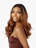 Sensationnel What Lace Glueless Human Hair Blend 13X6 HD Lace Front Wig KESHILA 20"