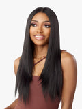 Sensationnel What Lace Human Hair Blend 13X6 HD Lace Front Wig MARIELLA 26"