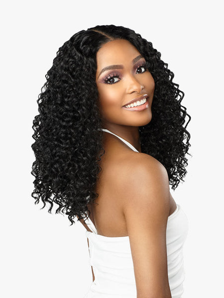 Sensationnel Human Hair Blend Butta HD Lace Front Wig WATER WAVE 16 (discount applied)