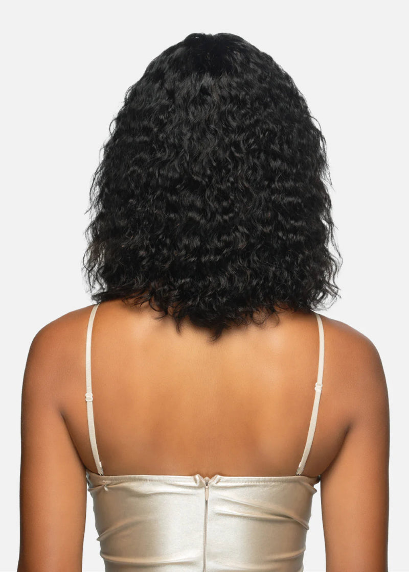 Vivica A Fox Natural Brazilian 100% Unprocessed Remi Human Hair 3.5" HD Deep Lace Part Wig WET & WAVY COOL