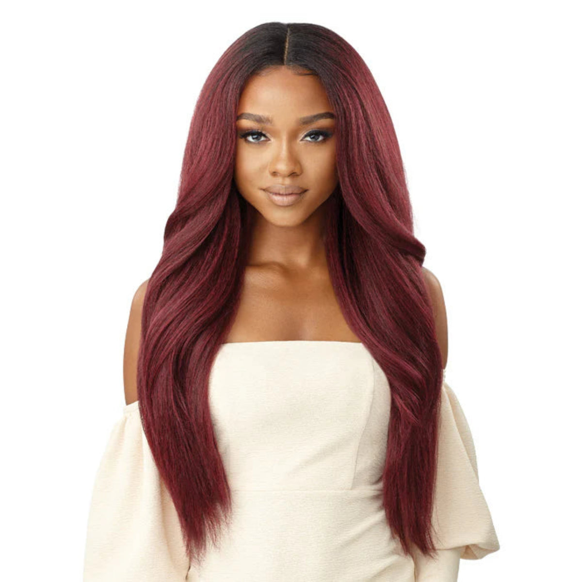Outre 360 Frontal Lace 100% Human Hair Blend 13X6 HD Lace Front Wig SUNNIVA (discount applied)