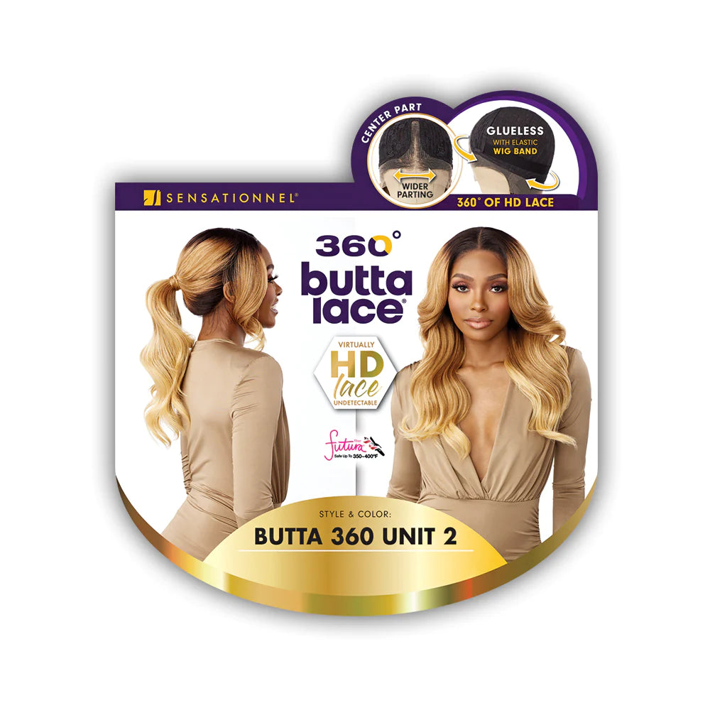 Sensationnel 360 Butta Lace Glueless Pre-Plucked 360 HD Lace All Around Wig BUTTA 360 UNIT 2