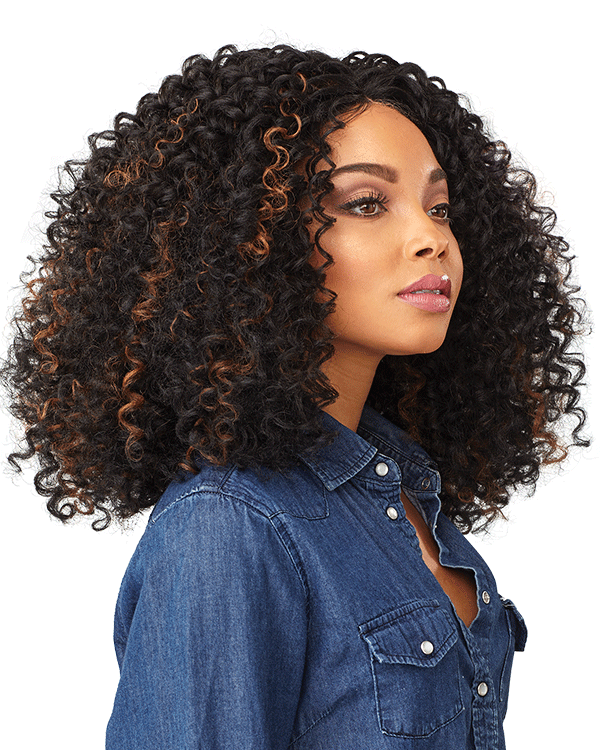 Empress Curls Kinks & CO Textured Lace Front Wig SHOW STOPPER