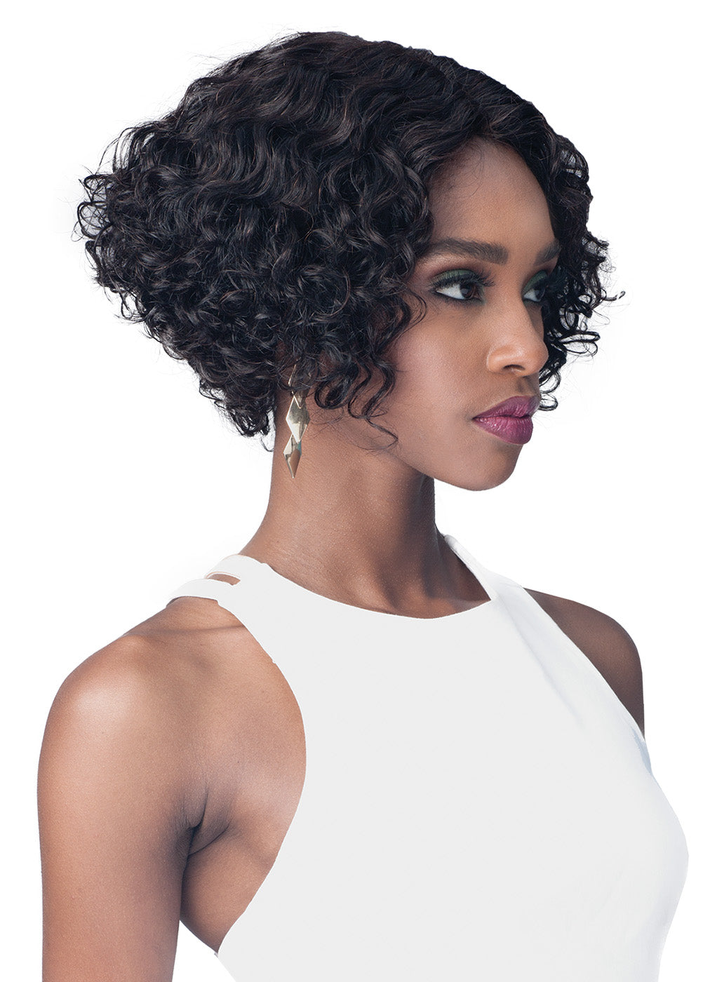 Bobbi Boss Unprocessed Human Hair Lace Front Wig MHLF425 WHITNEY