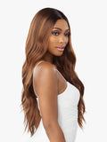 Sensationnel Human Hair Blend Butta HD Lace Front Wig LOOSE BEACH WAVE 28