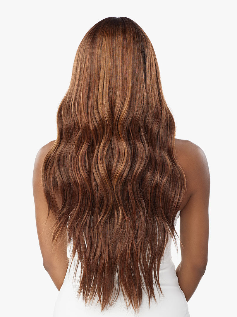 Sensationnel Human Hair Blend Butta HD Lace Front Wig LOOSE BEACH WAVE 28