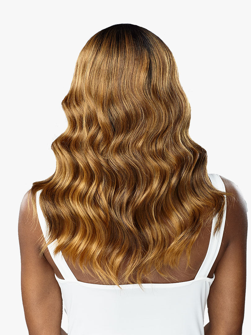 Sensationnel Butta Lace Human Hair Blended Lace Front Wig Beach Wave 20"