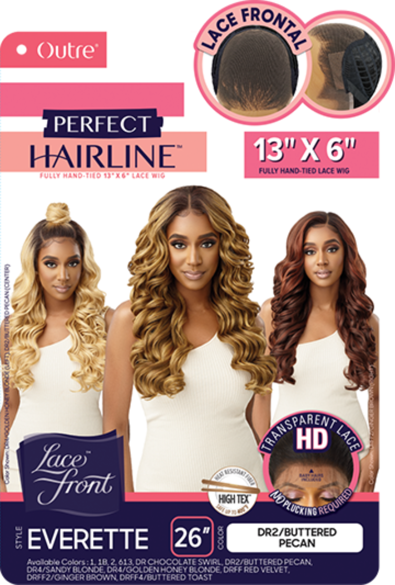 Outre Perfect Hairline Synthetic 13X6 HD Lace Front Wig EVERETTE