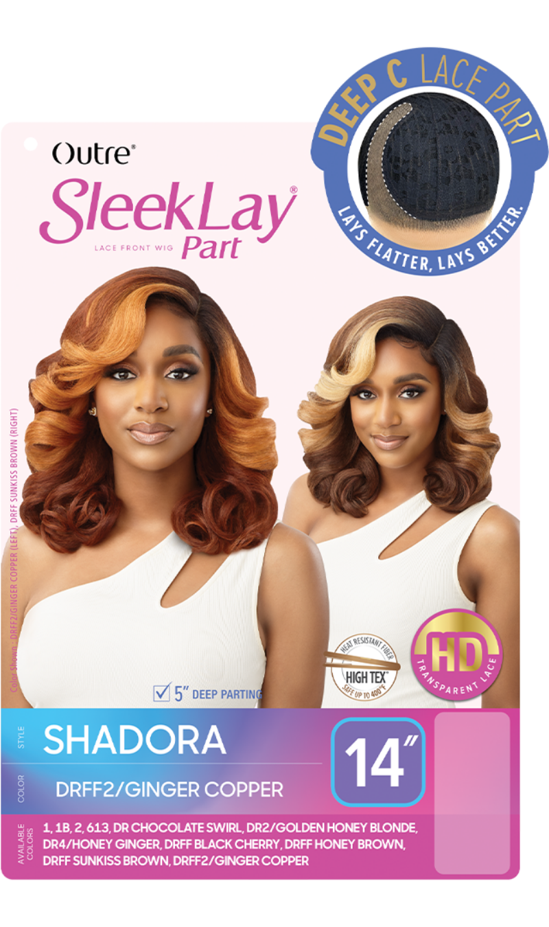 Outre Sleeklay Part HD Lace Front Wig SHADORA