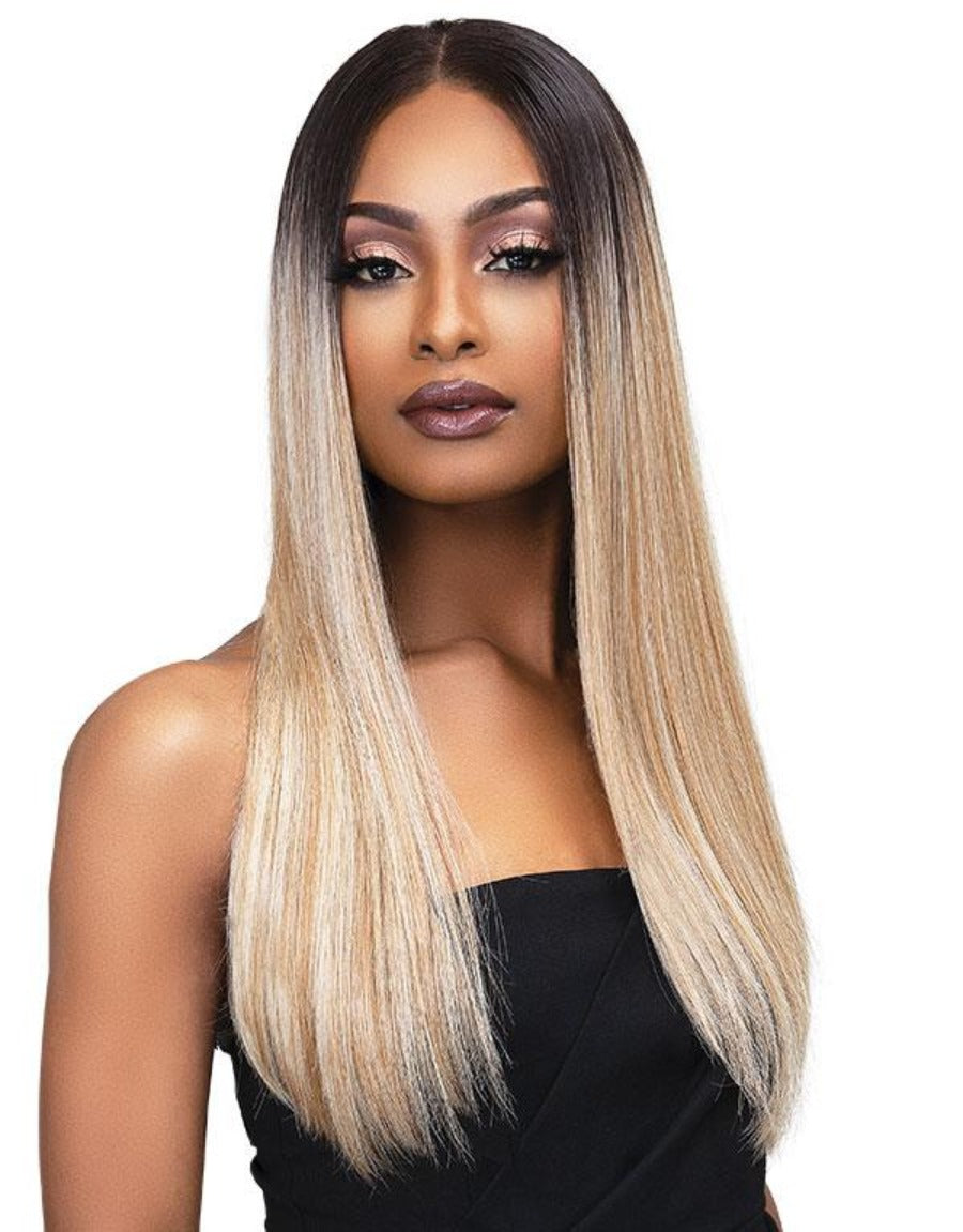 Janet Collection Synthetic Melt Extended Deep HD Part Lace Wig BISA