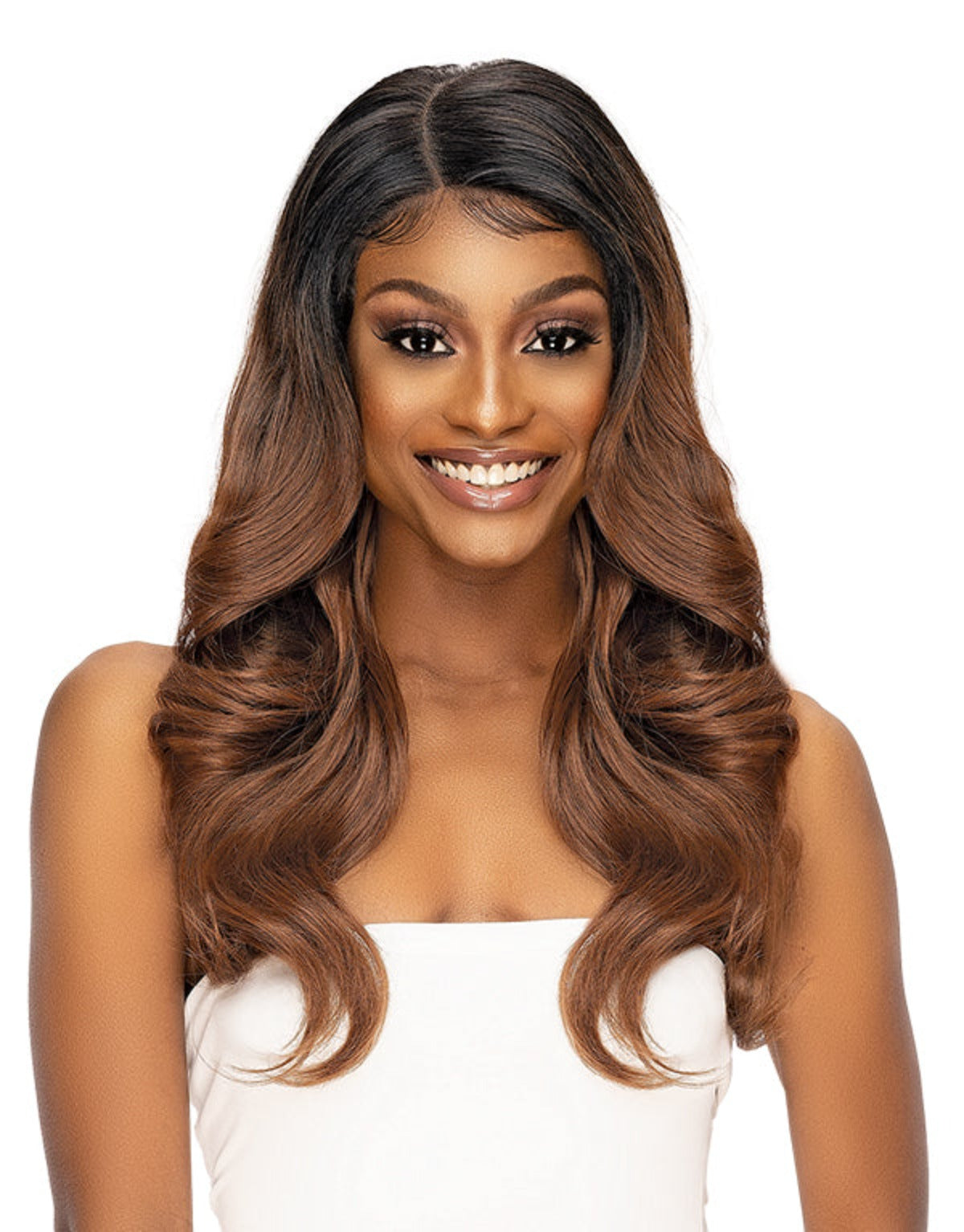 Janet Collection Premium Synthetic Melt HD 13X6 Swiss Lace Front Wig NURA