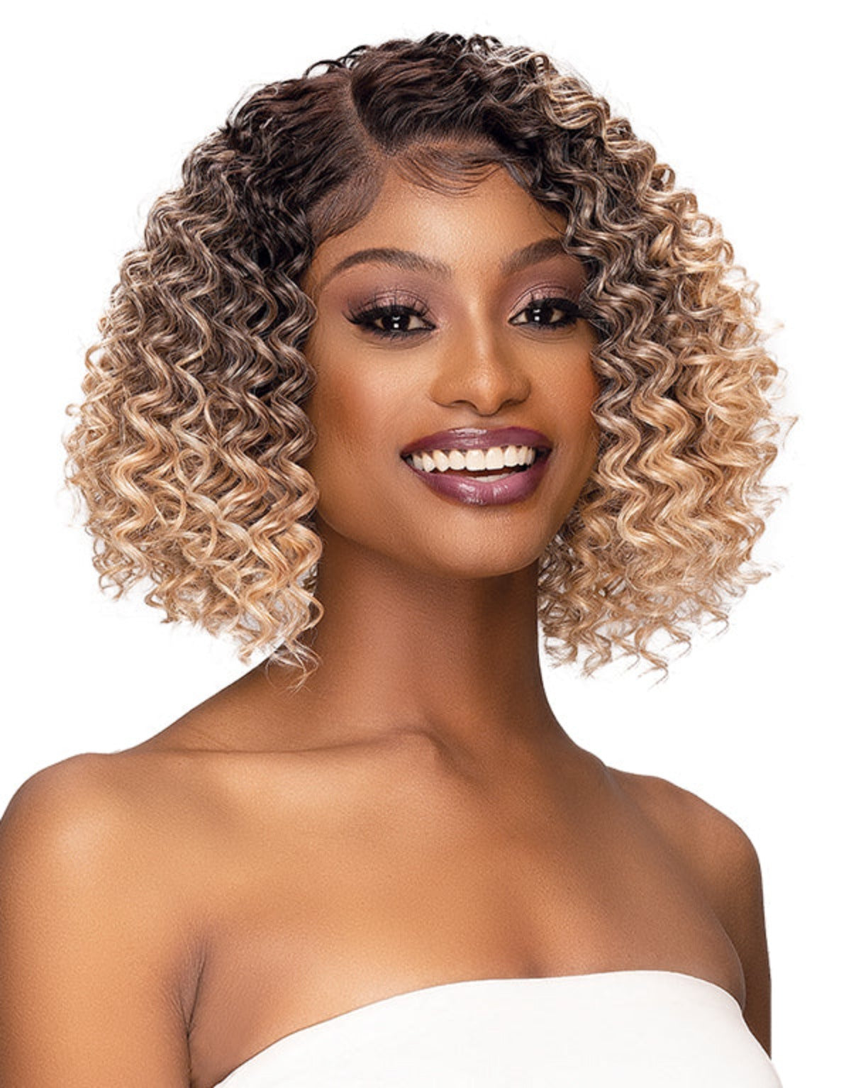 Janet Collection Premium Synthetic Melt HD 13X6 Swiss Lace Front Wig OASIS