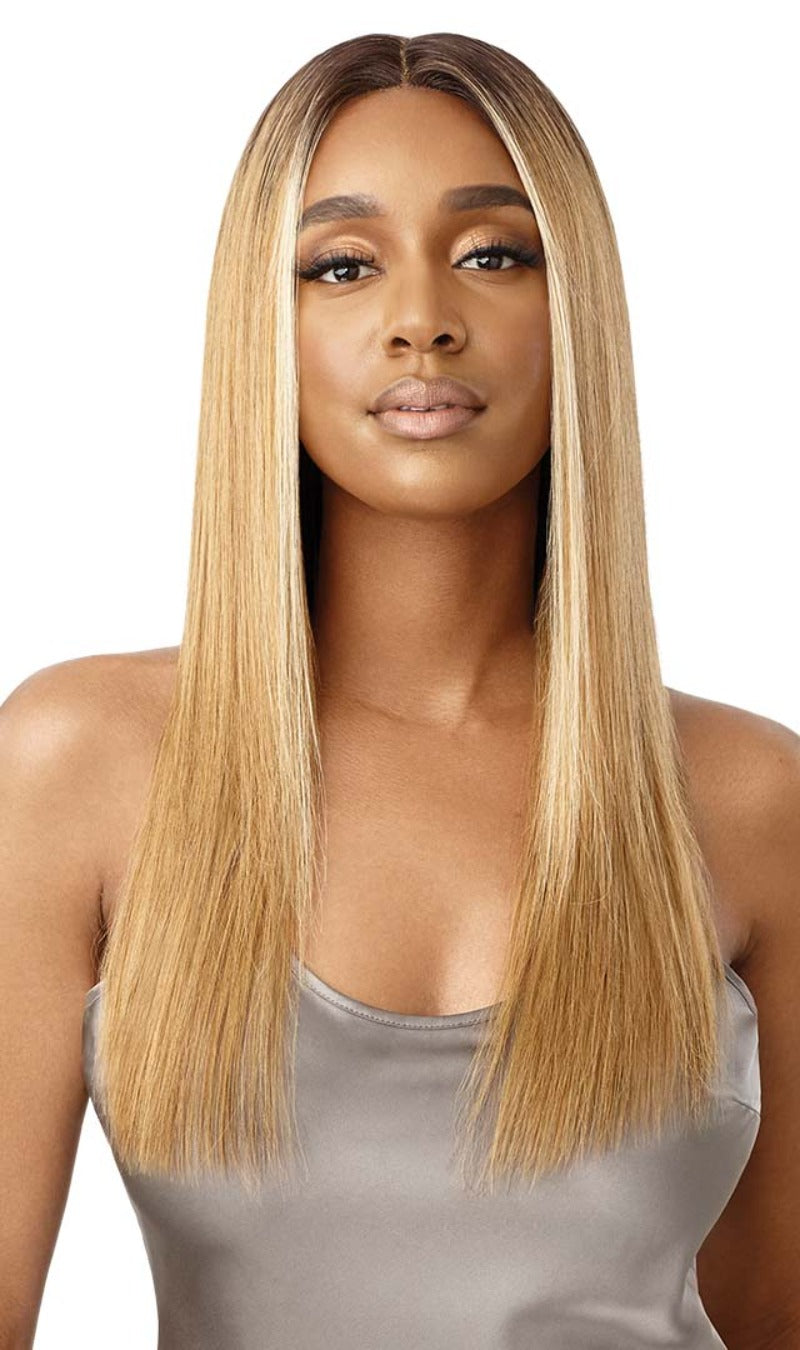 Outre Mytresses 100% Unprocessed Human Hair Custom Colored HD Lace Front Wig CASSINA
