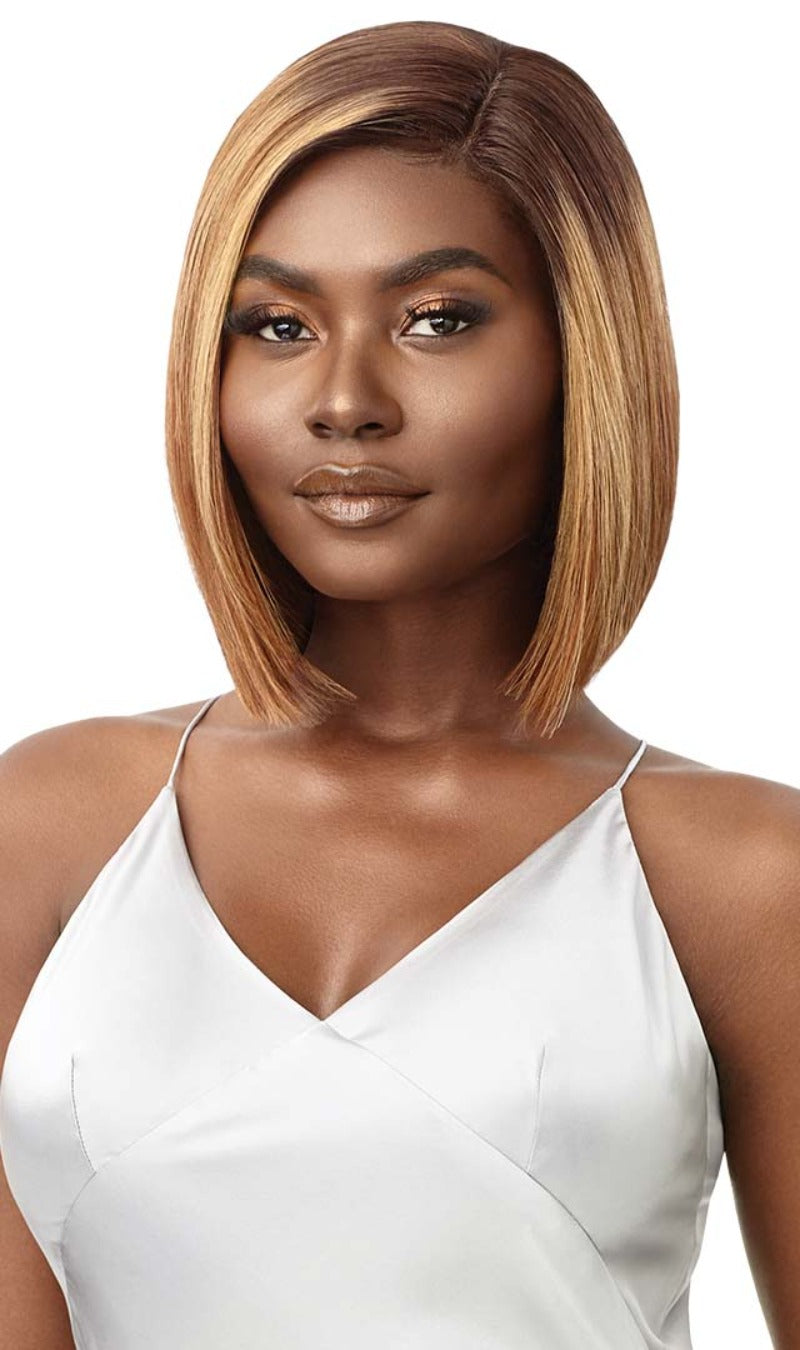 Outre Mytresses 100% Unprocessed Human Hair Custom Colored HD Lace Front Wig LETISHA
