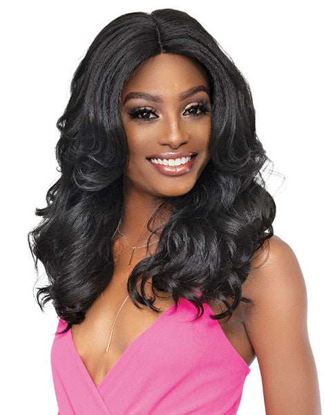Janet Collection Natural Me Blowout Synthetic Hair HD Lace Wig Roxie