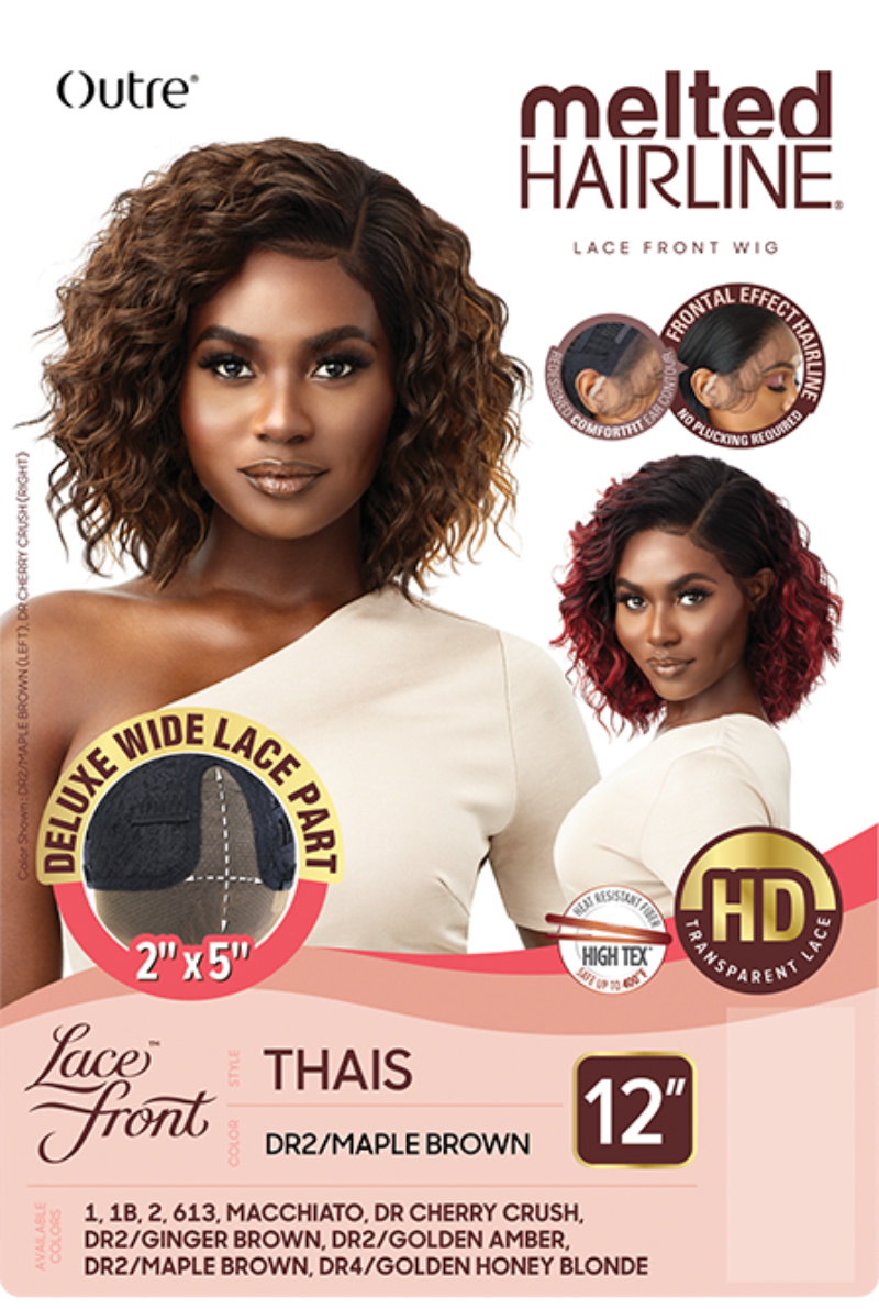 Outre Synthetic Hair Melted Hairline Deluxe Wide HD Lace Front Wig THAIS