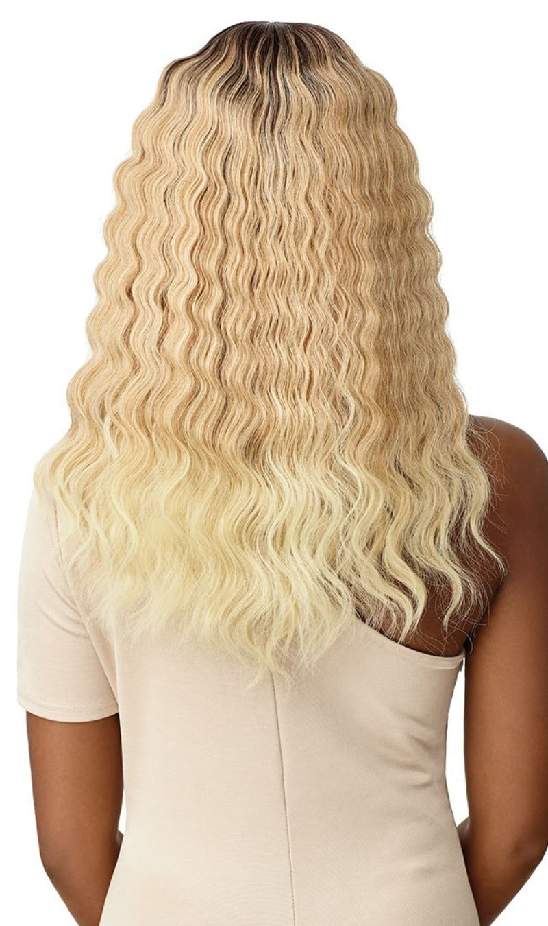 Outre Synthetic Lace Front Wig Crimp Wave Style LUCY