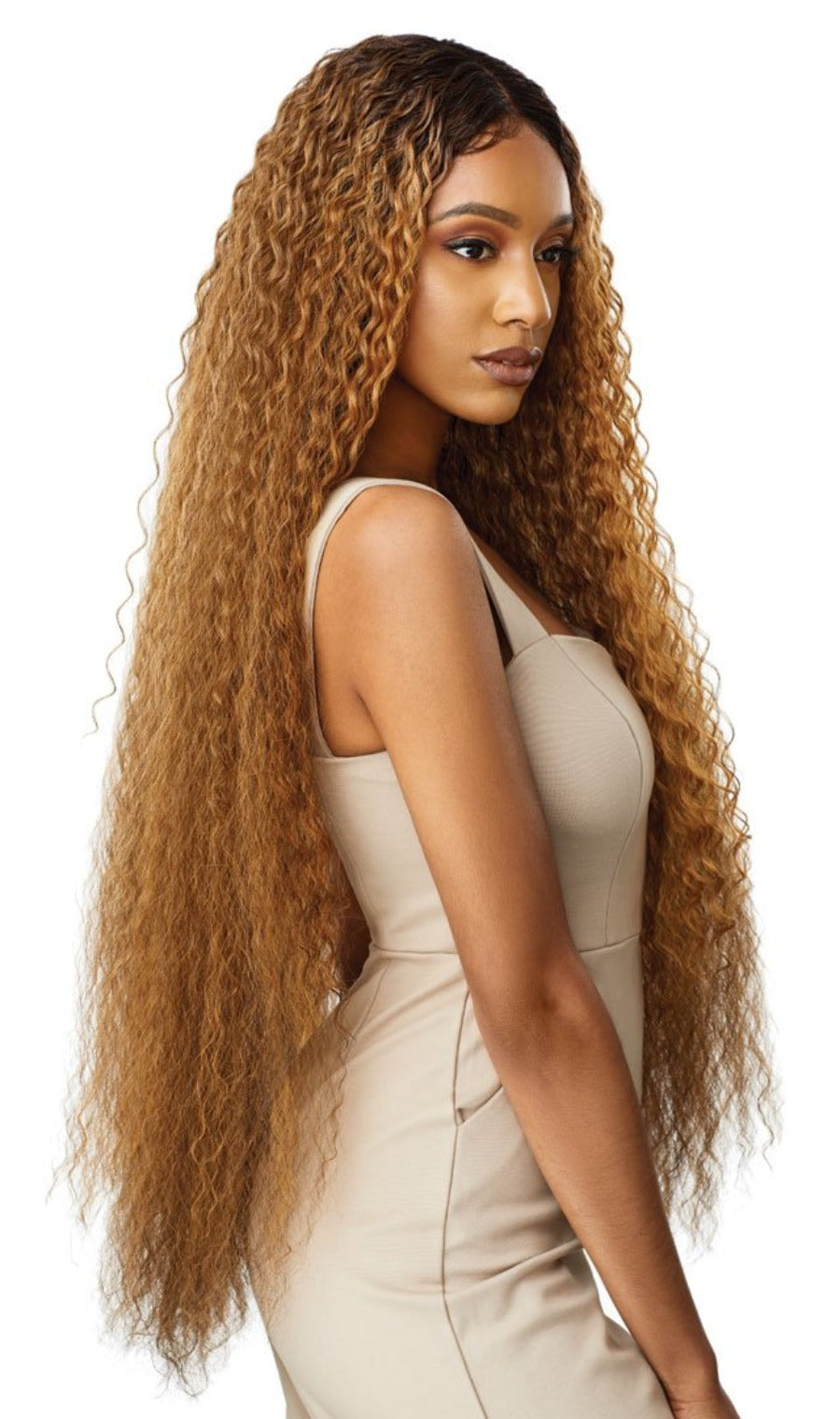 Outre Synthetic HD Swiss Lace Front Wig SHILOH 38"