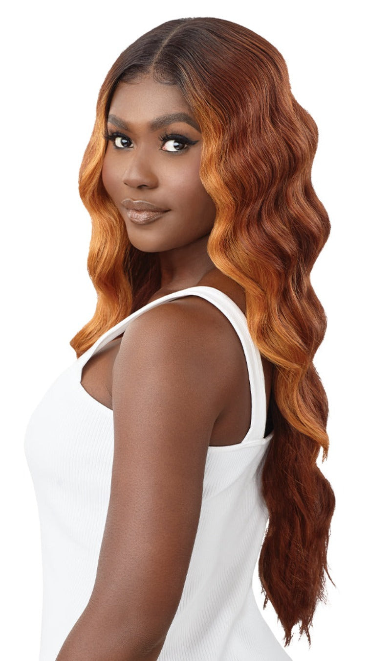 Outre Synthetic Hair Sleek Lay HD Lace Front Wig JOANNA