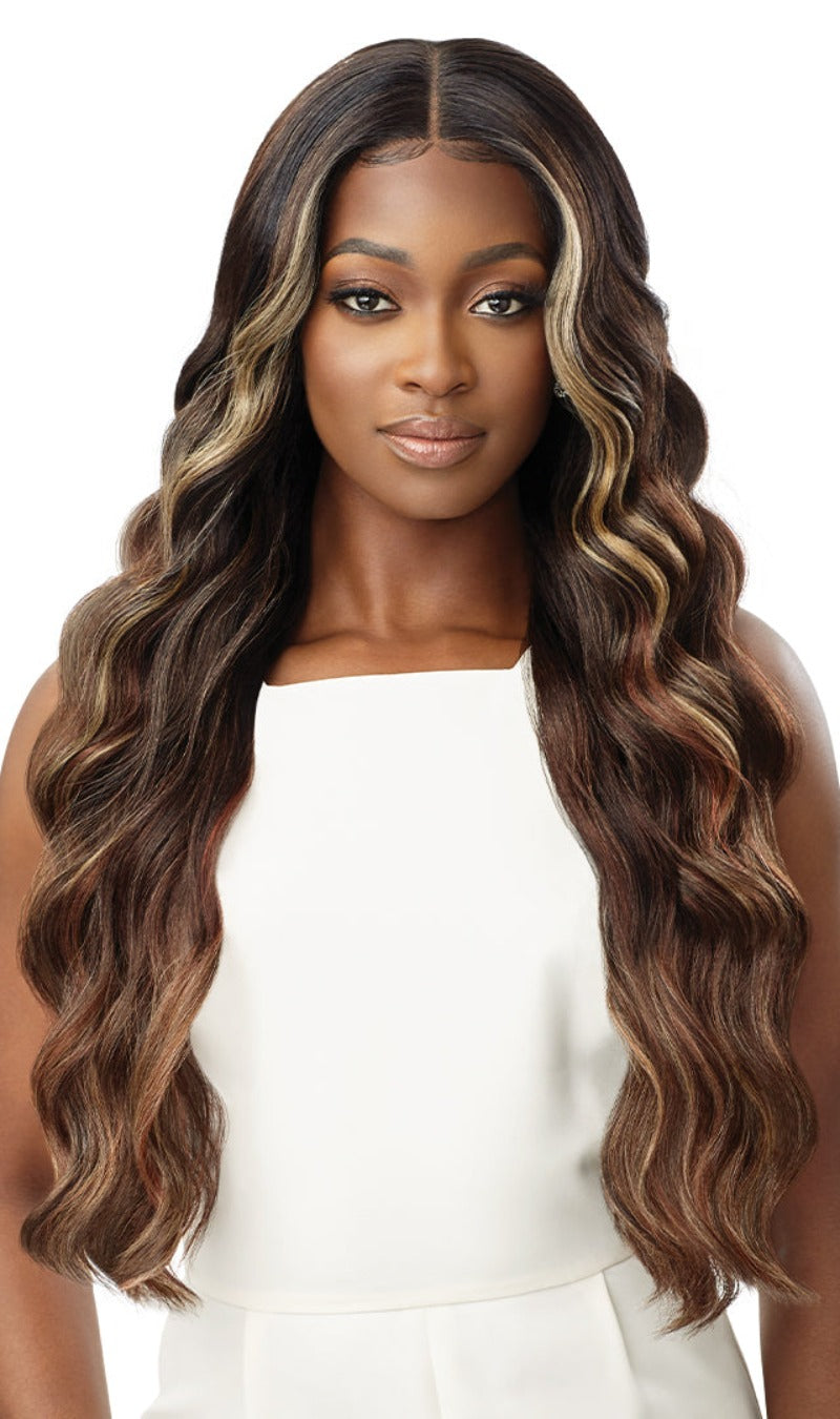 Outre Synthetic Hair Sleek Lay HD Lace Front Wig LARISSA