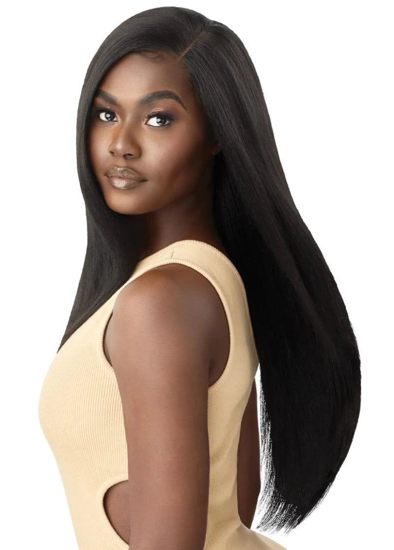 Outre Synthetic Hair HD Lace Front Wig NATURAL YAKI 26"