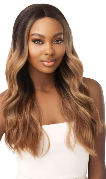 Outre Synthetic I Parting Swiss Lace Front Wig STEVIE