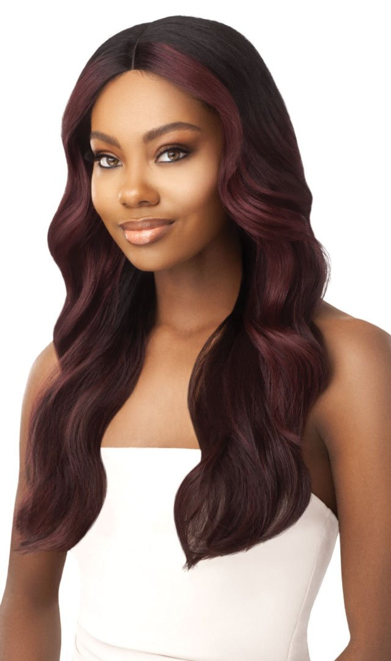 Outre Synthetic I Parting Swiss Lace Front Wig STEVIE