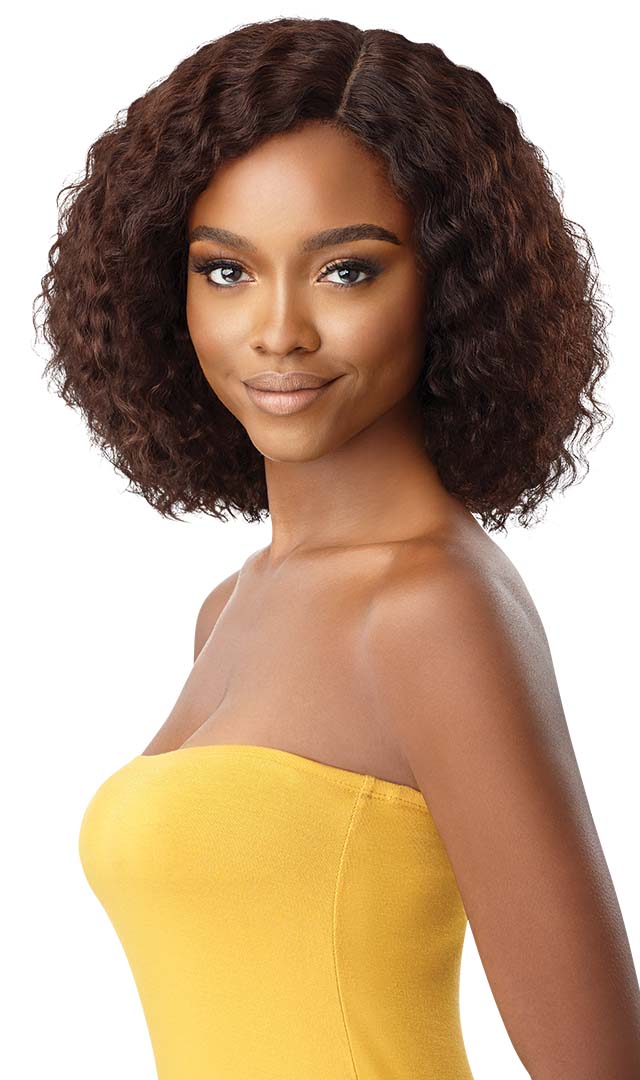 Outre The Daily 100% Unprocessed Human Hair Lace Part Wet & Wavy Wig NATURAL DEEP 12