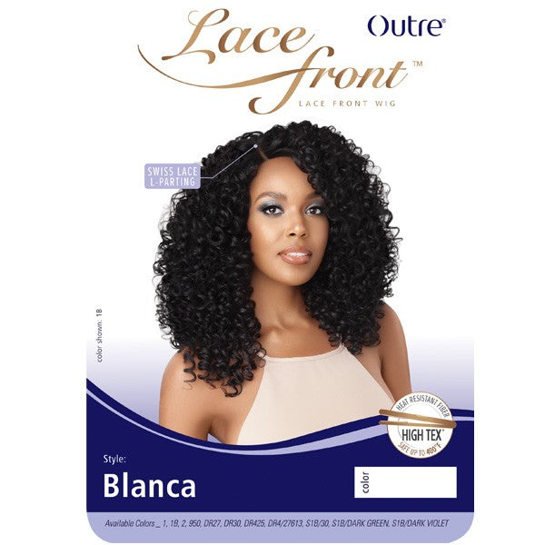 Outre Synthetic L Part Swiss Lace Front Wig BLANCA