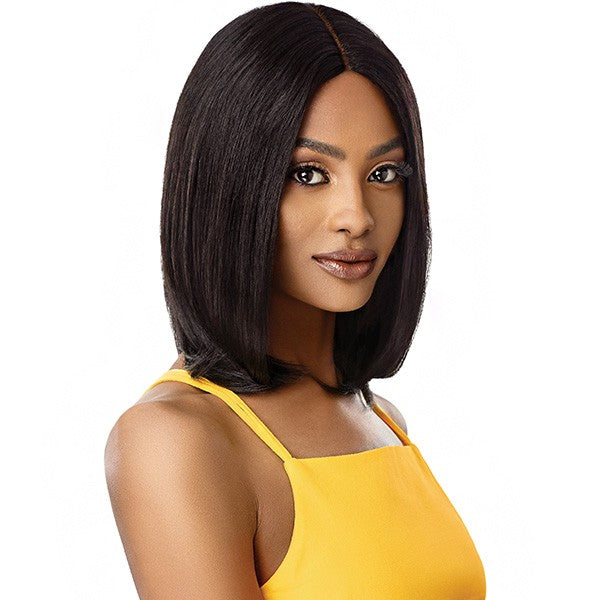 Outre Unprocessed Human Hair Lace Part Daily Wig LAYER BOB 16"
