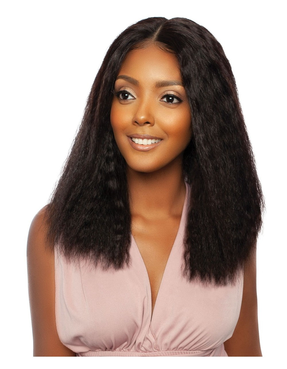 Mane Concept Trill 100% Human Hair HD Lace Front Wig SUPER WAVE 18"